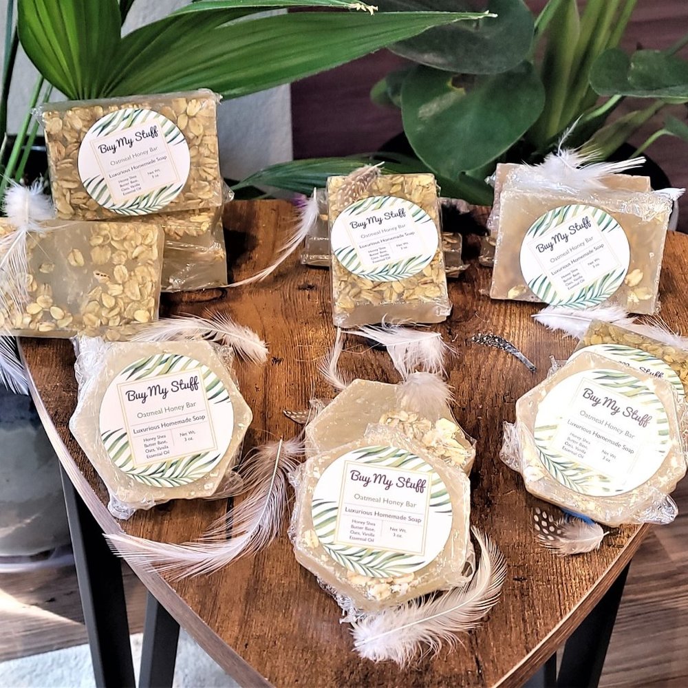 Oatmeal Honey Bar Soap - 3oz.